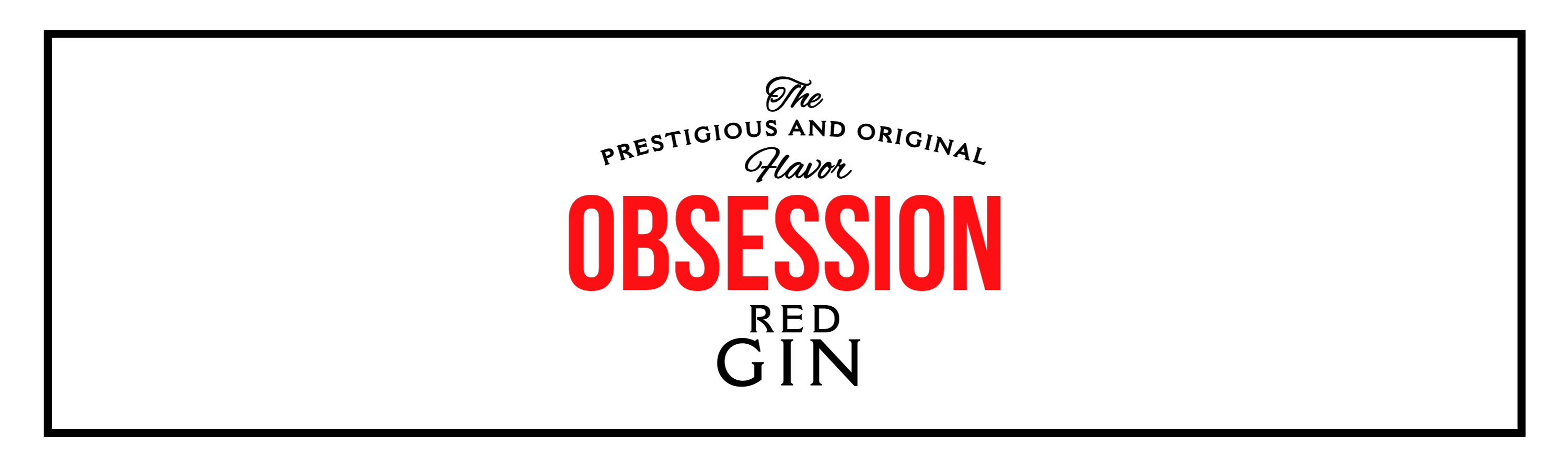 Header Red Logo | Obsession Gin