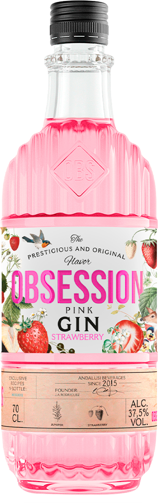 Obsession Gin Strawberry | Andalusí Destileria