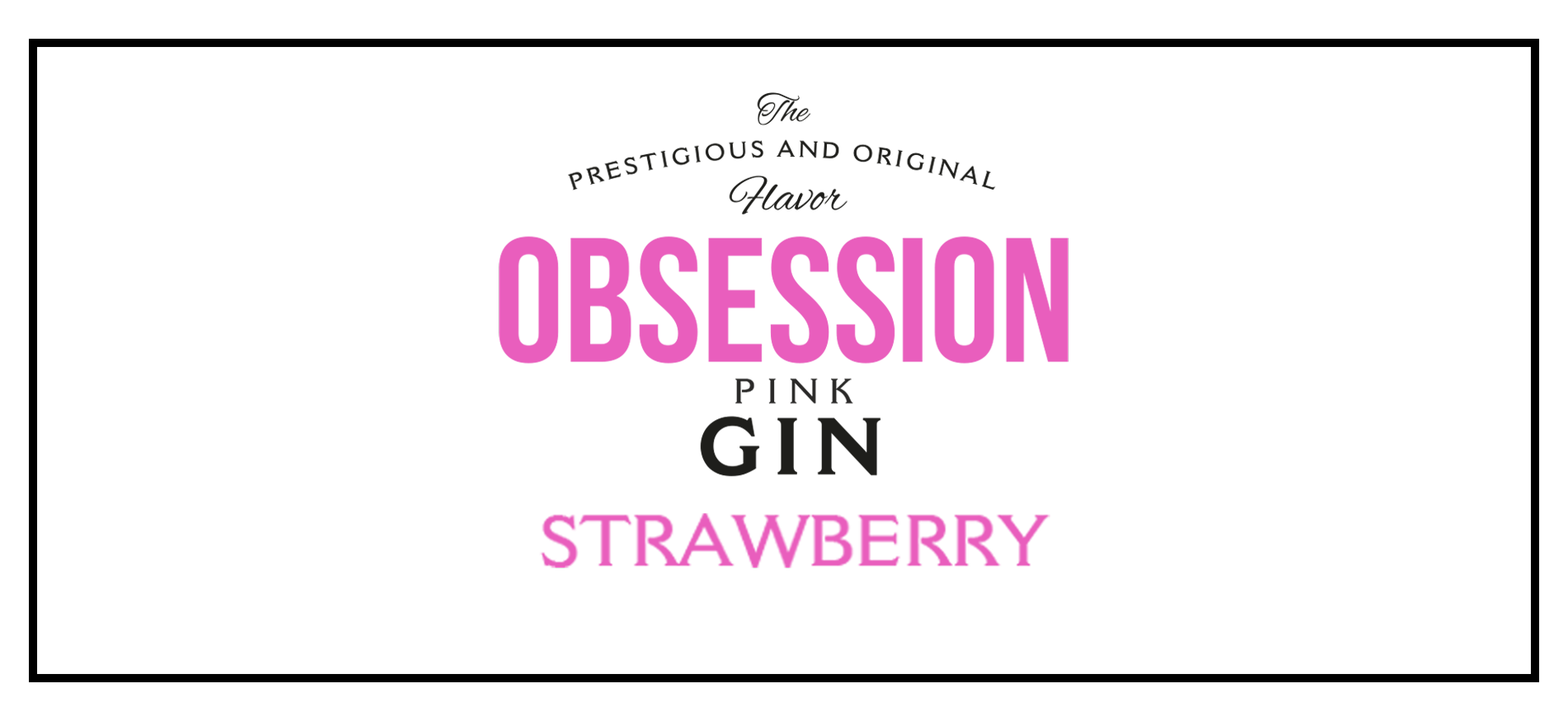 Obsession Gin Strawberry | Andalusí Destileria